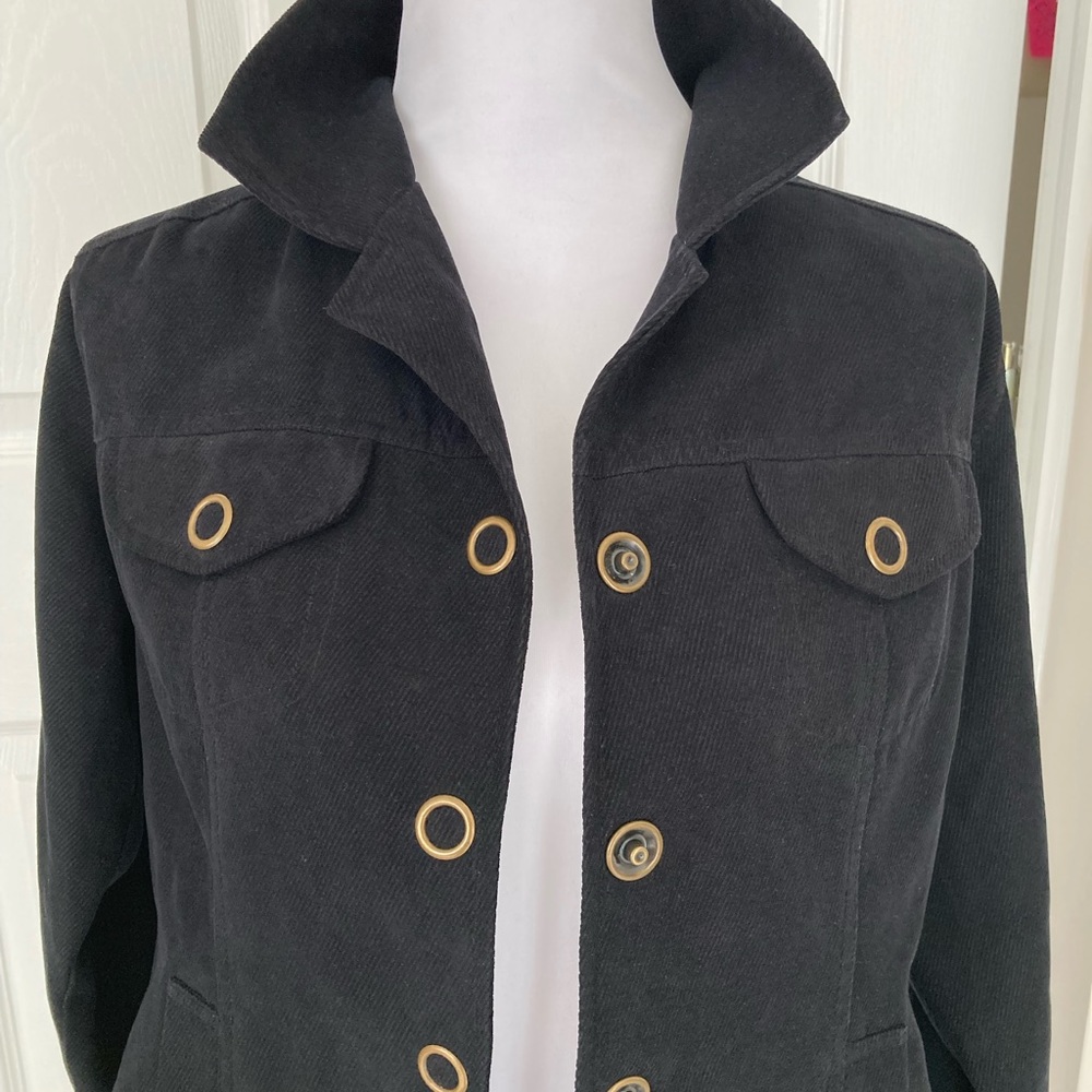 Chico’s Long Sleeve Button Down Jacket - Size 1 - Picture 2 of 10